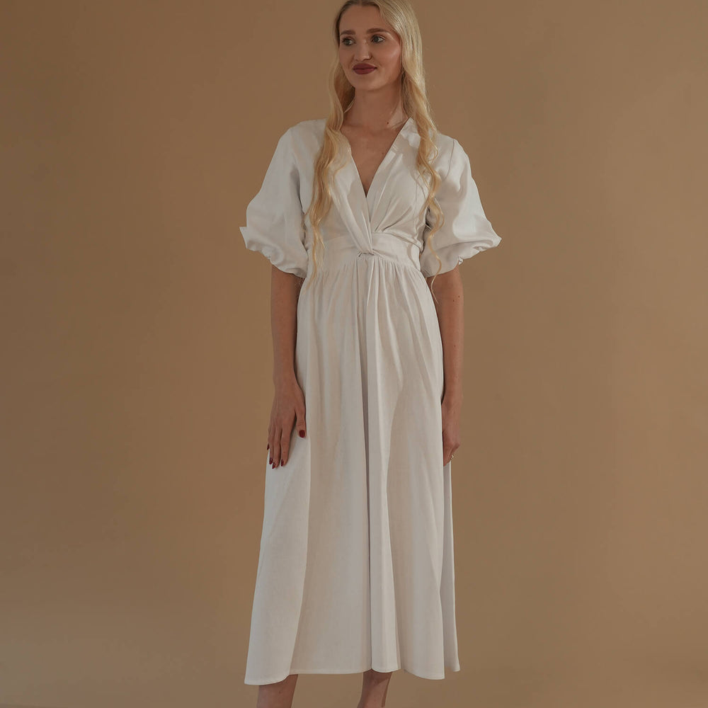 The Tulip Dress #6 White