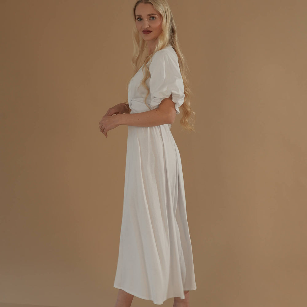 The Tulip Dress #6 White