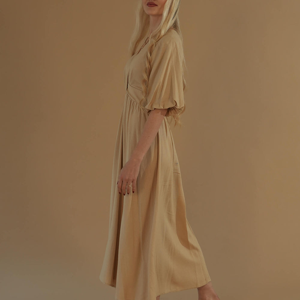 The Tulip Dress #8 Sand