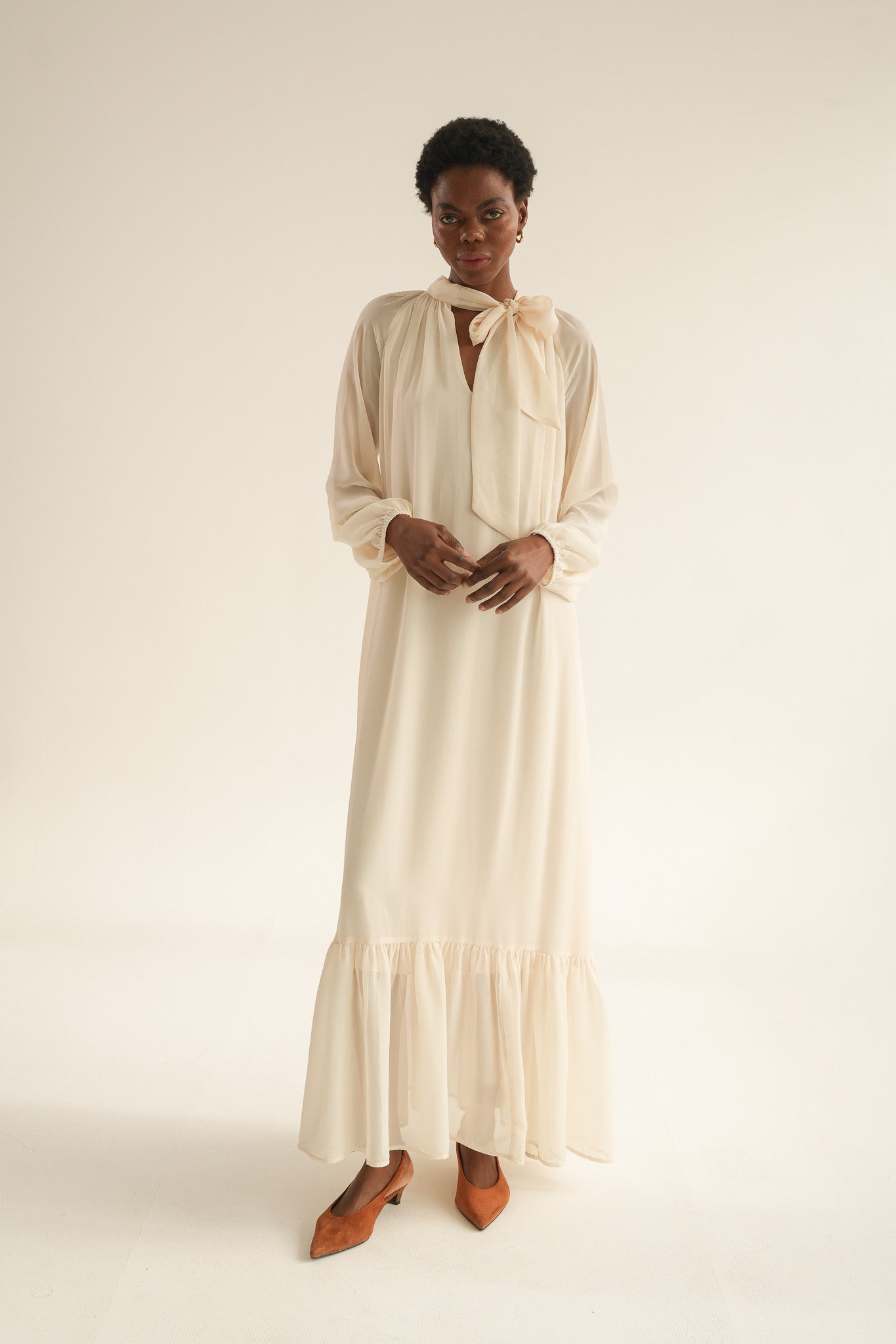 The Becca maxi dress - cream