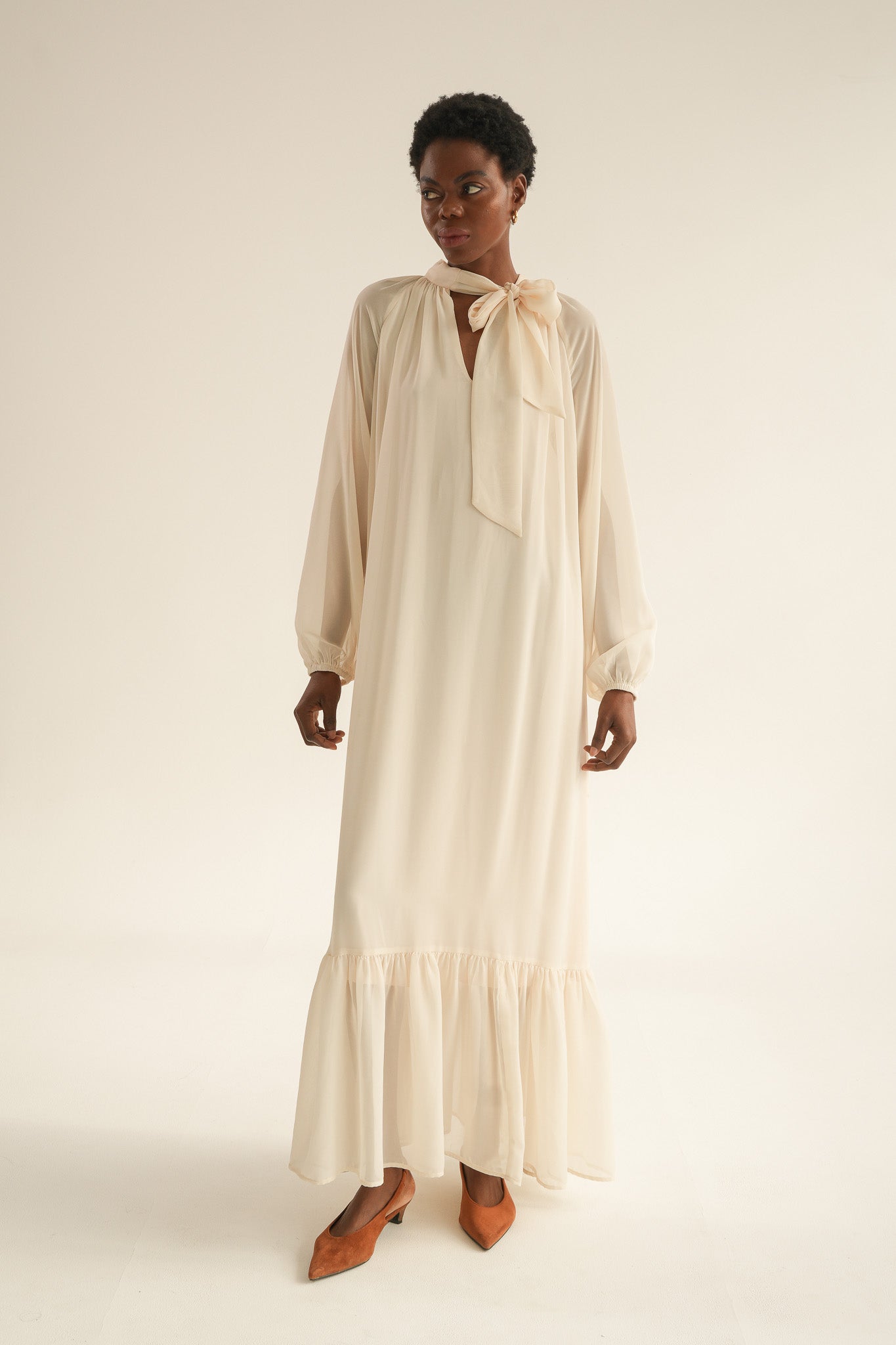 The Becca maxi dress - cream