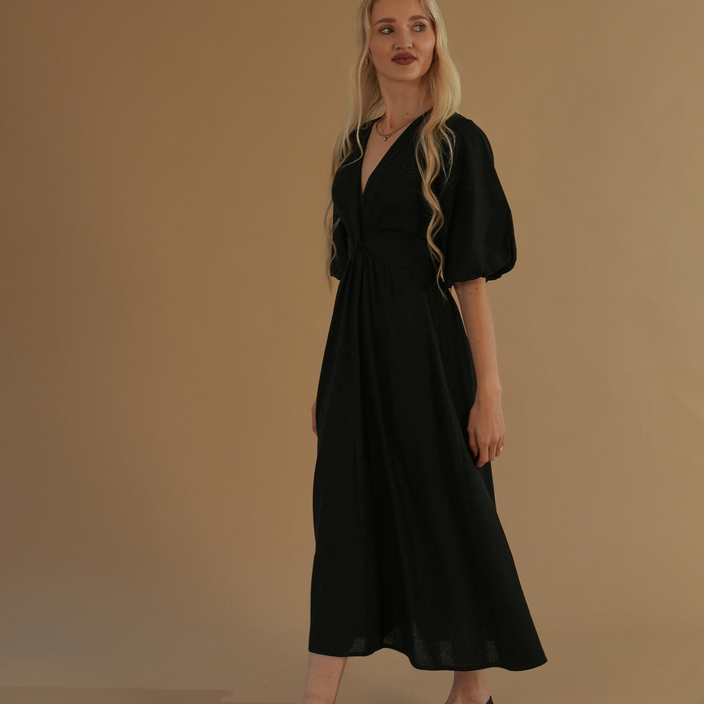 The Tulip Dress #7 Black