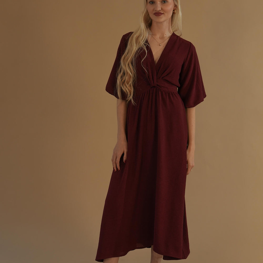 The Tulip Dress #1 Deep Red