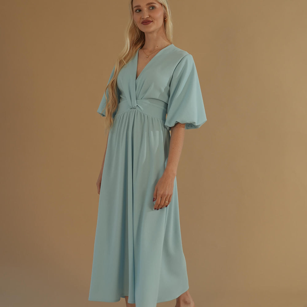The Tulip Dress #4 Cloudy Blue