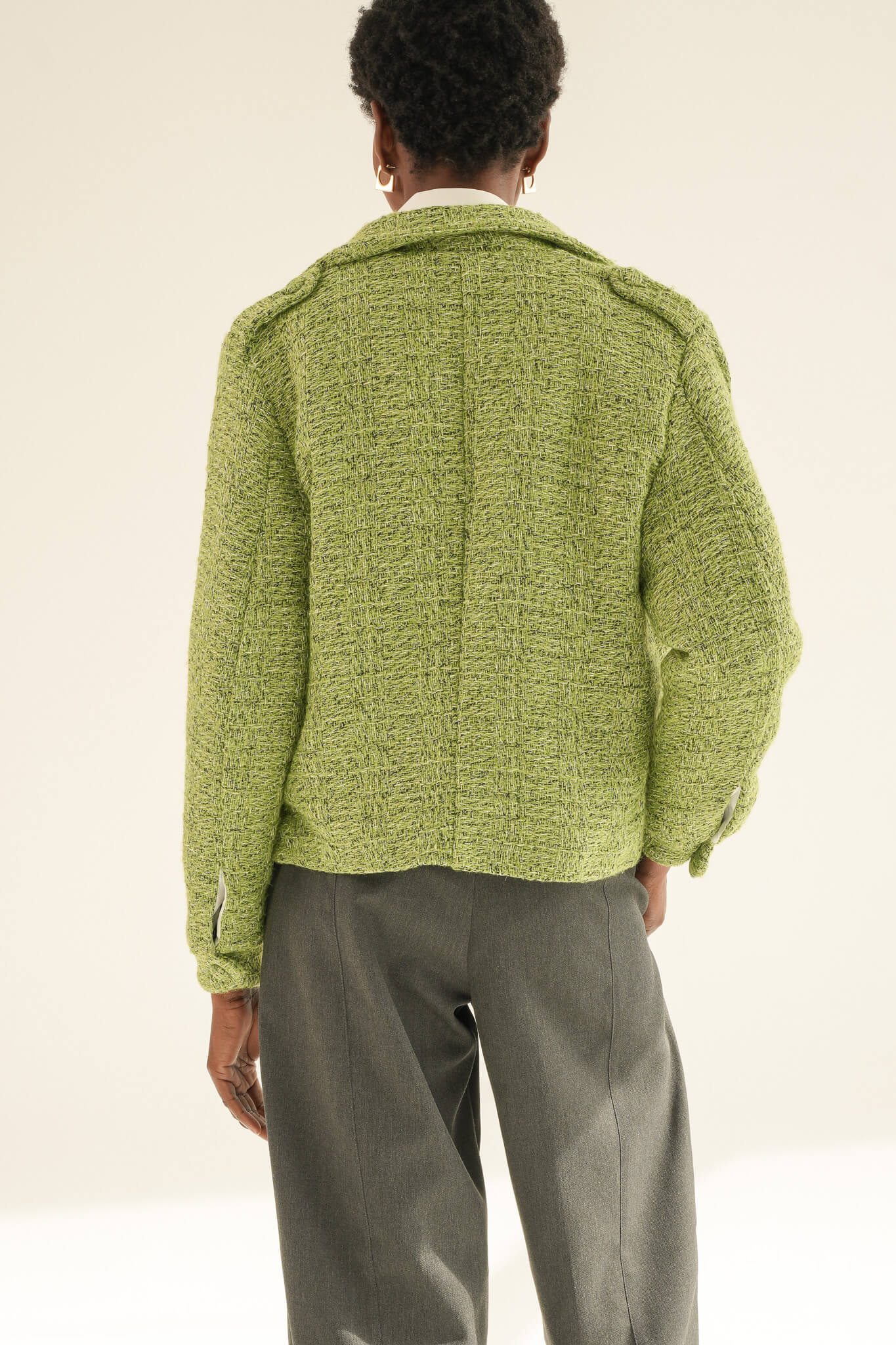 The Colette Jacket - fresh green – Masch Atelier