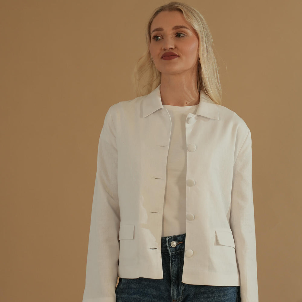 The Masch Blazer #3 White