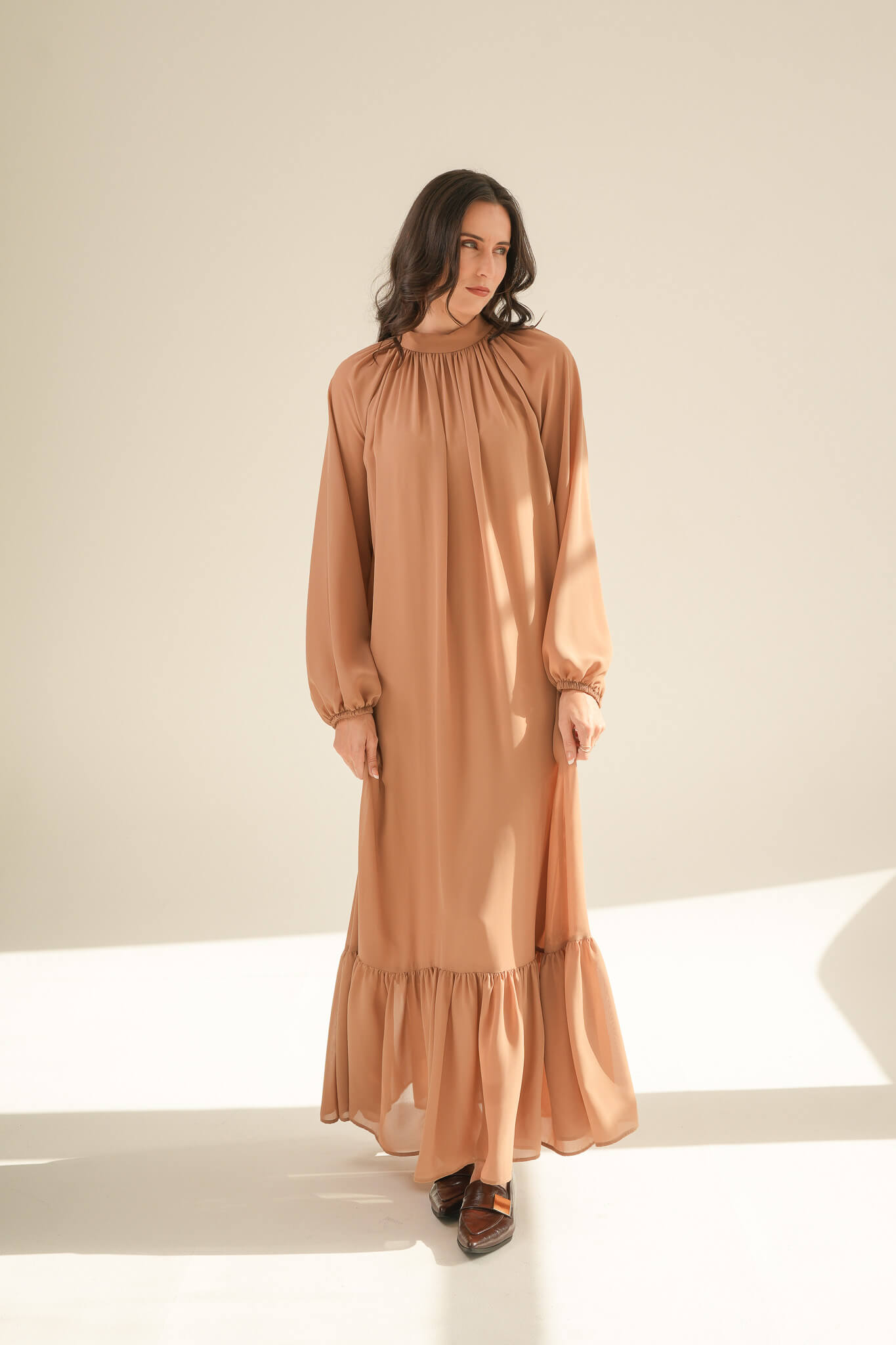 The Becca maxi dress - brown