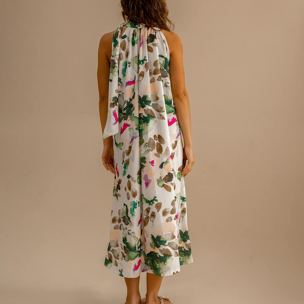 
                      
                        Becca dress #96 Green Abstract Floral
                      
                    