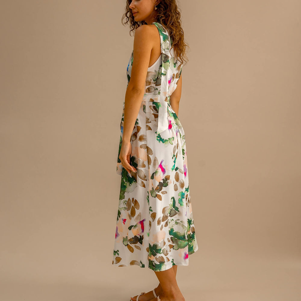 
                      
                        Becca dress #96 Green Abstract Floral
                      
                    