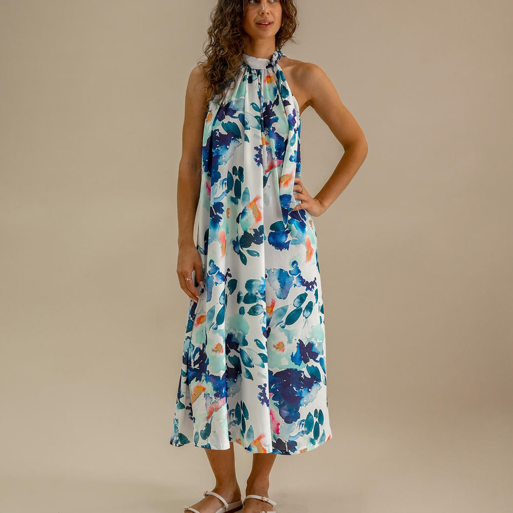 Becca dress #100 Blue Floral