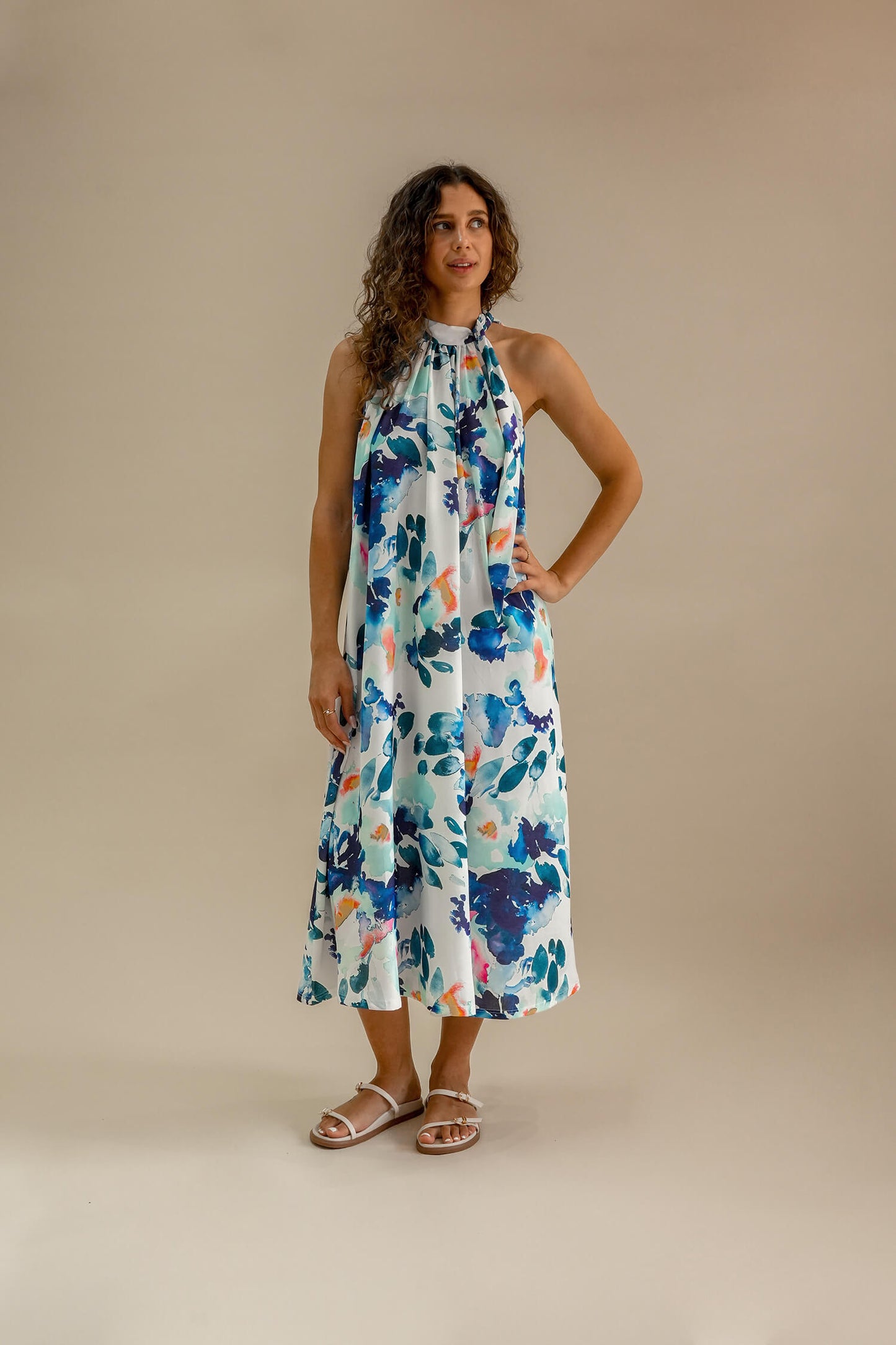 Becca dress #100 Blue Floral