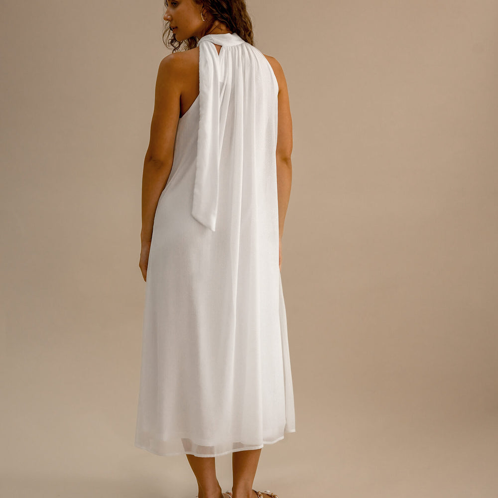 
                      
                        Becca dress #98 White with Shimmer
                      
                    