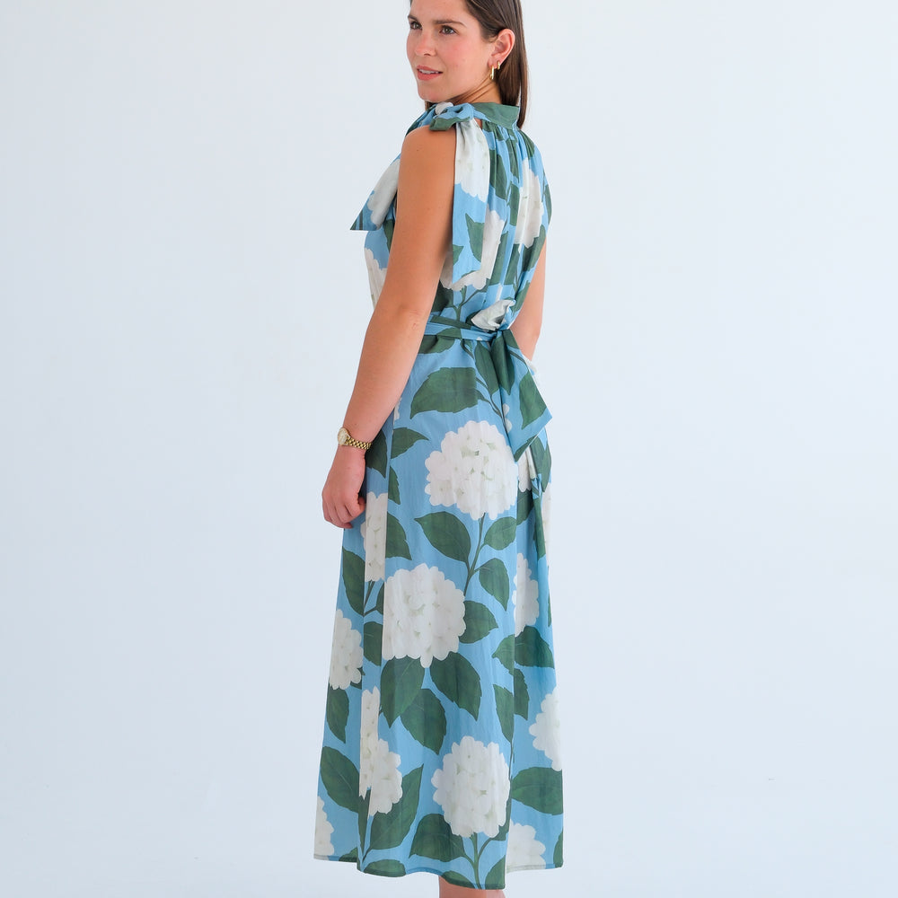 The Becca Dress-Hydrangea Print