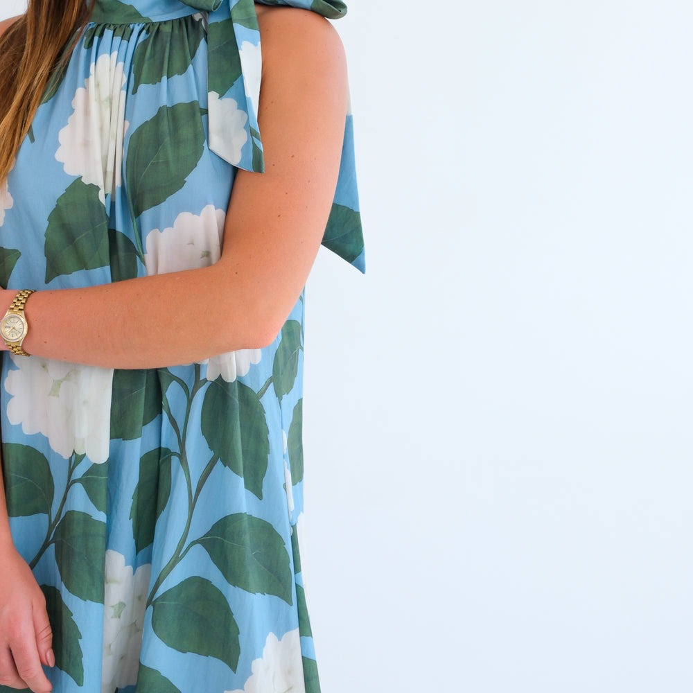 
                      
                        The Becca Dress-Hydrangea Print
                      
                    