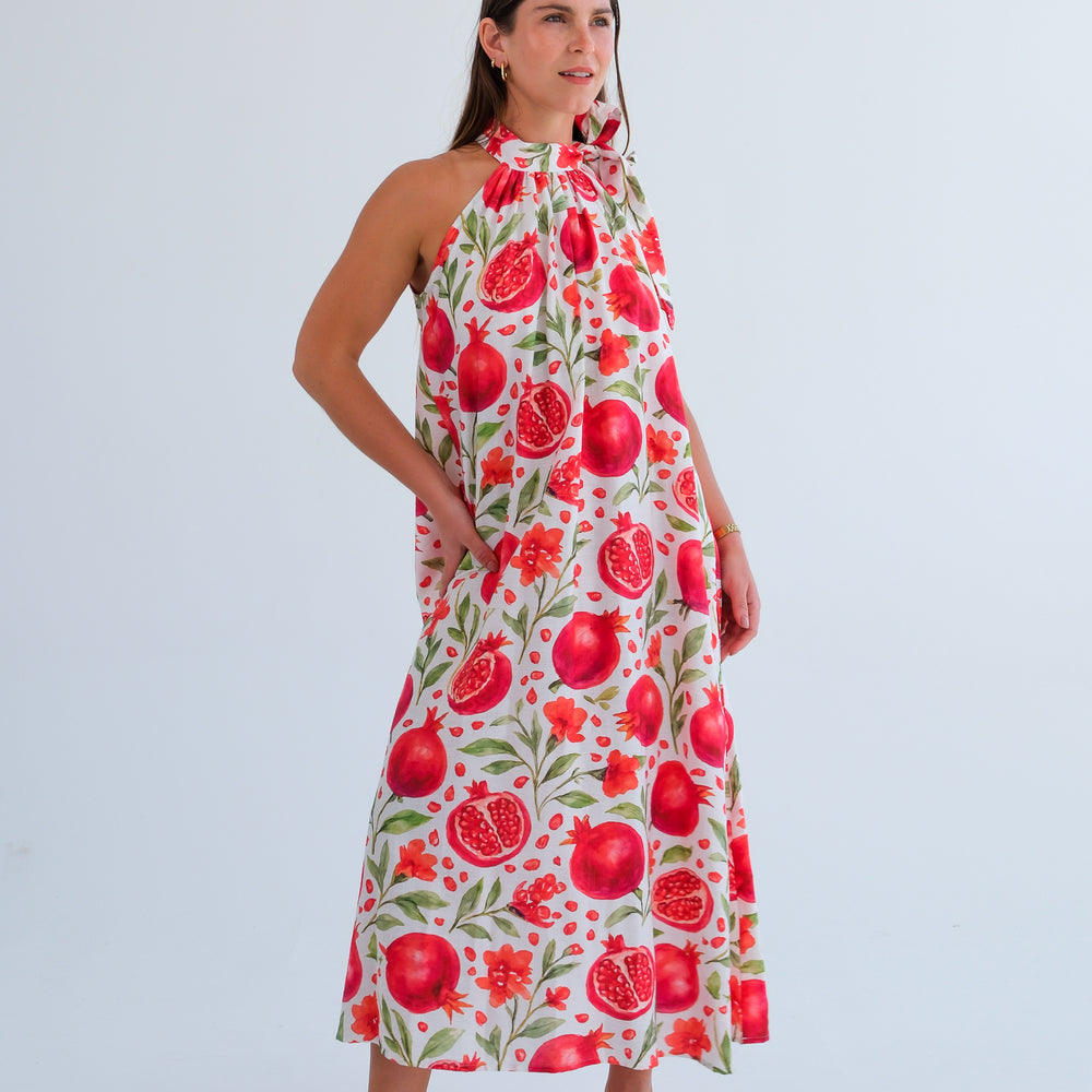 
                      
                        The Becca Dress- Pomegranate
                      
                    