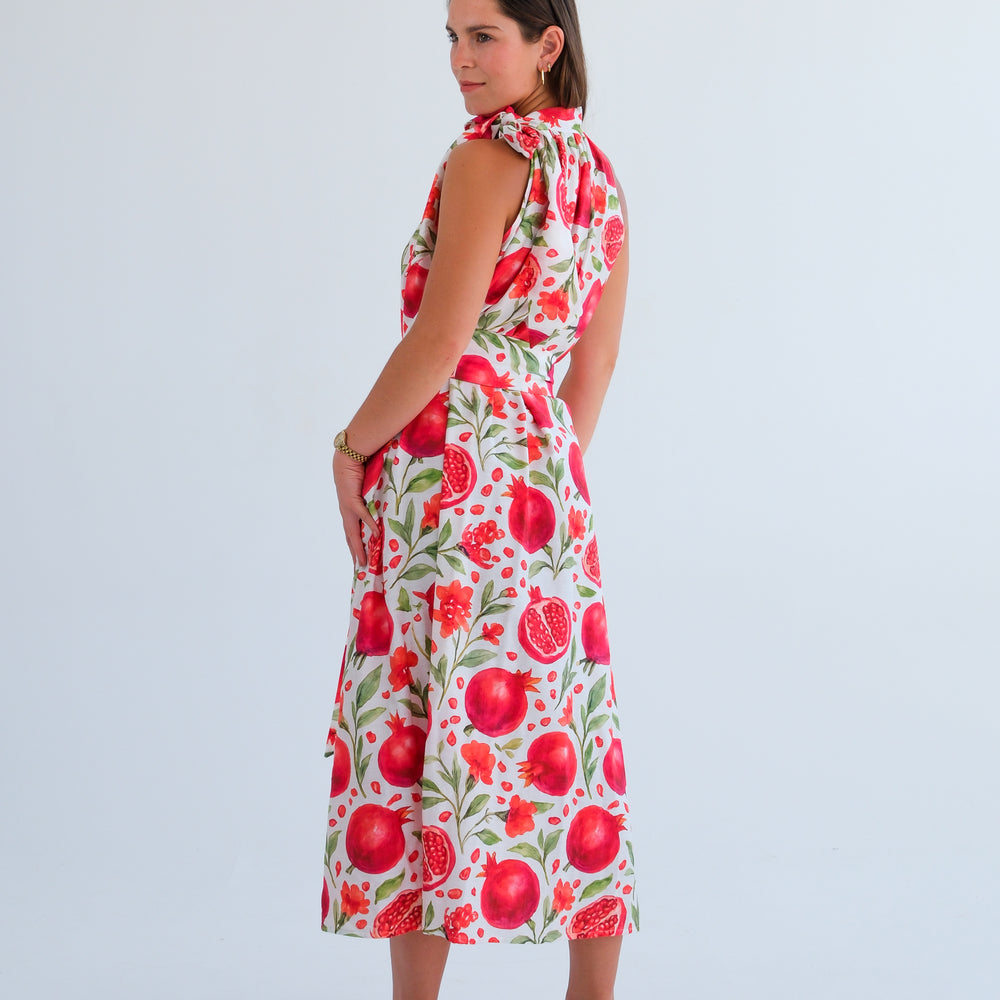 The Becca Dress- Pomegranate
