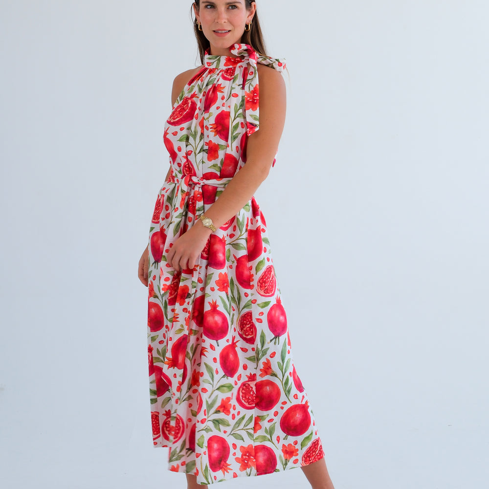 
                      
                        The Becca Dress- Pomegranate
                      
                    