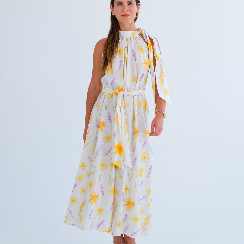 
                      
                        The Becca Dress - Daffodil
                      
                    