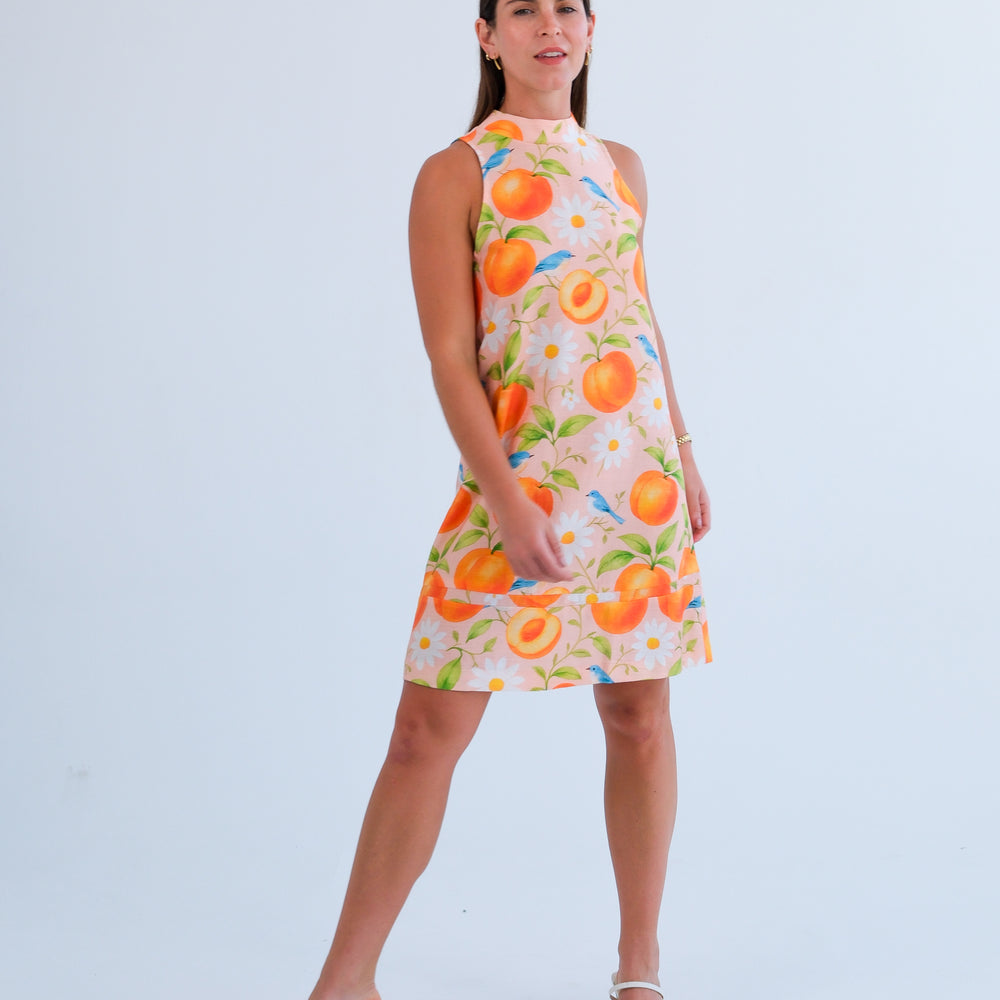 
                      
                        The Margo Dress- Peach Print
                      
                    