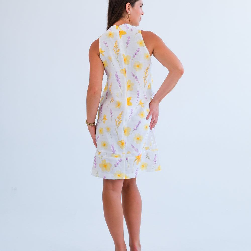 
                      
                        The Margo Dress- Daffodil Print
                      
                    