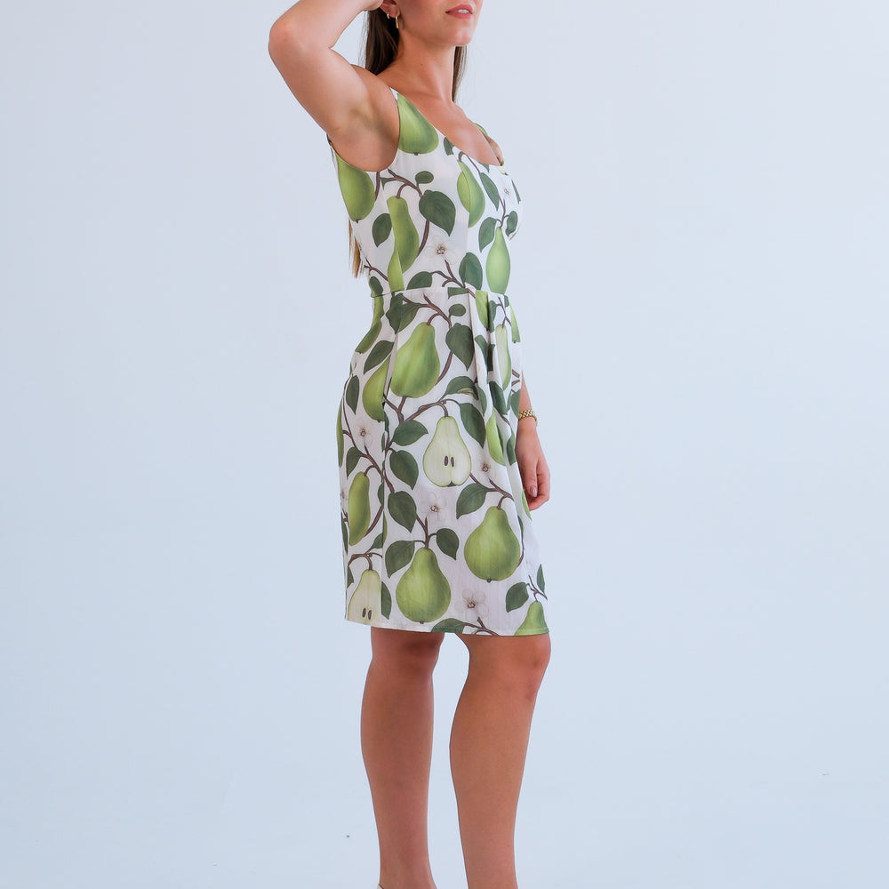 The Blaire Dress-Pear Print