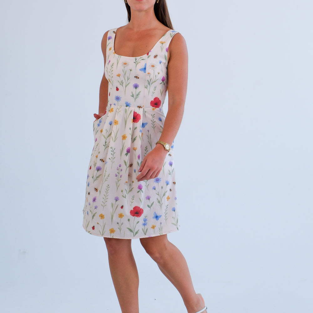 The Blaire Dress- Wild Flower Print
