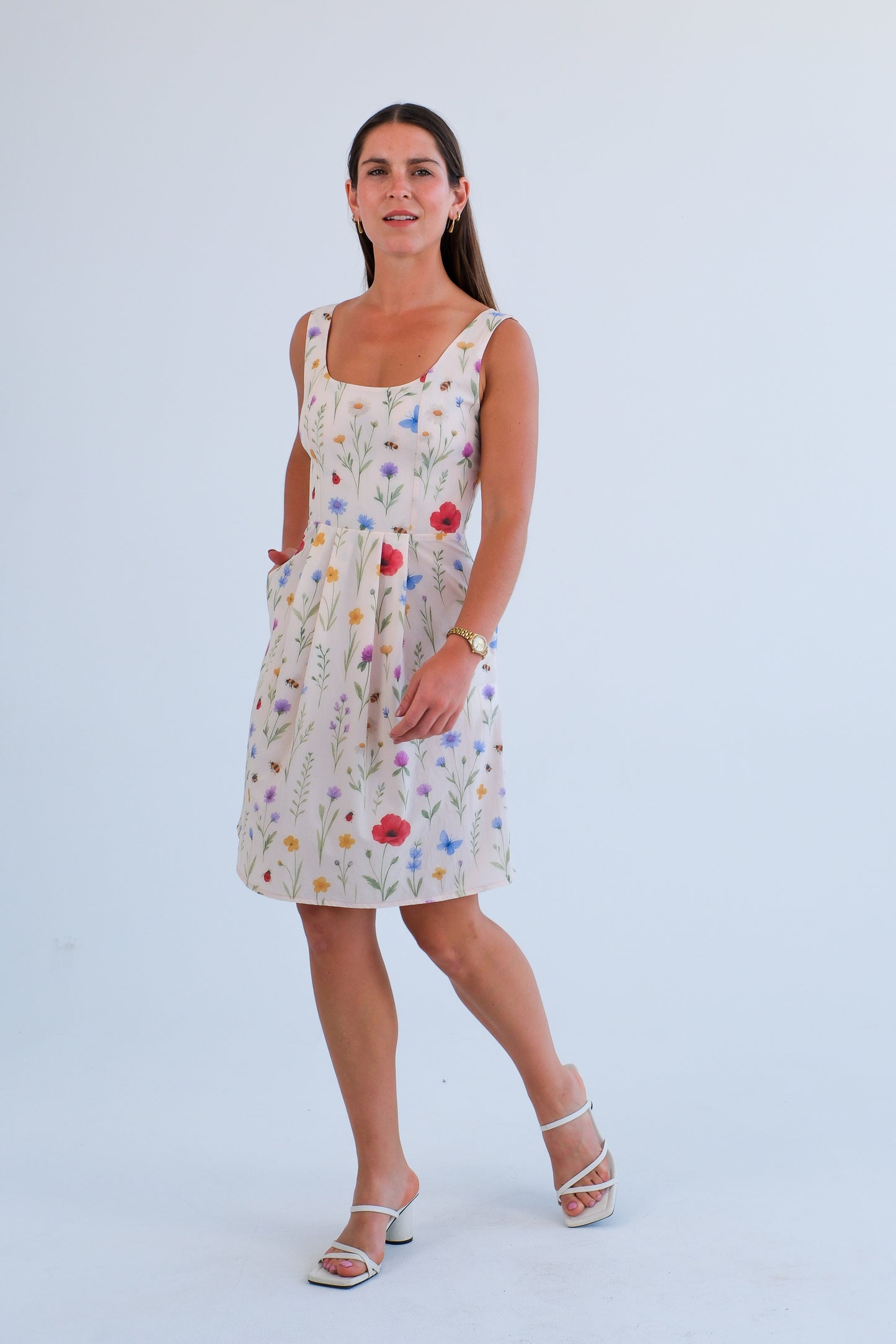 The Blaire Dress- Wild Flower Print