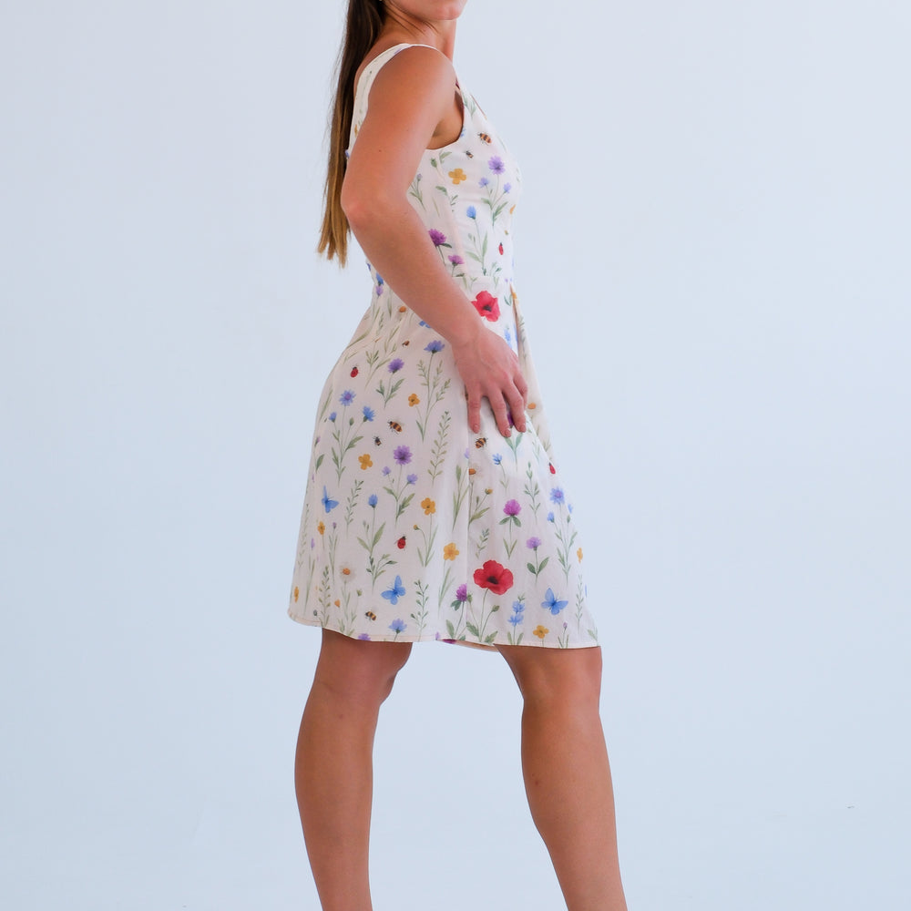 The Blaire Dress- Wild Flower Print