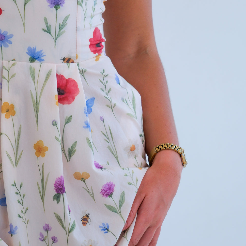 
                      
                        The Blaire Dress- Wild Flower Print
                      
                    