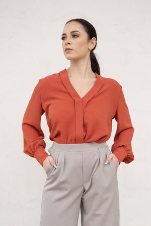 
                  
                    Load image into Gallery viewer, Long Sleeve Blouse #4 - Blouse - Masch Atelier
                  
                