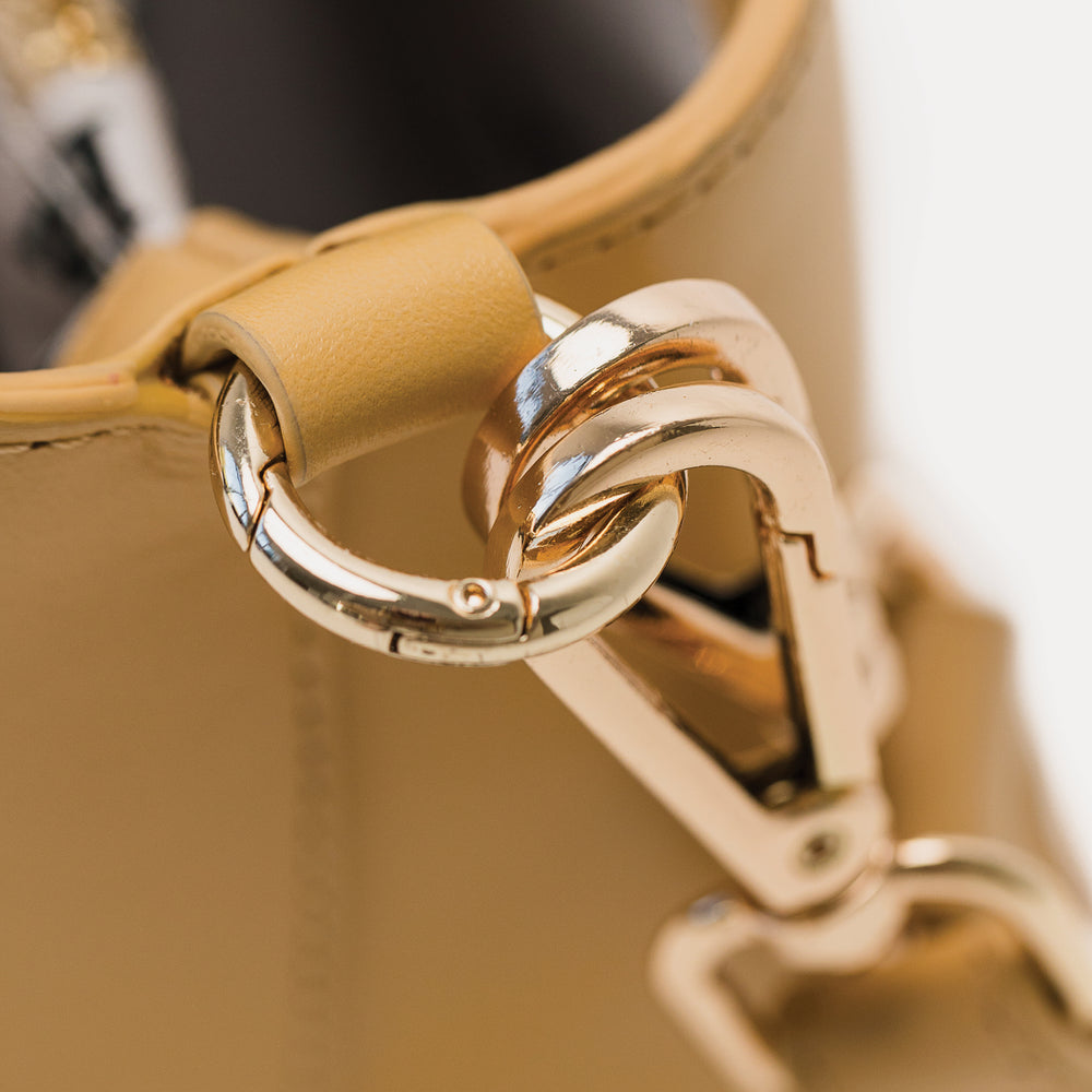 
                      
                        The Zuri Bucket Bag - Desert
                      
                    