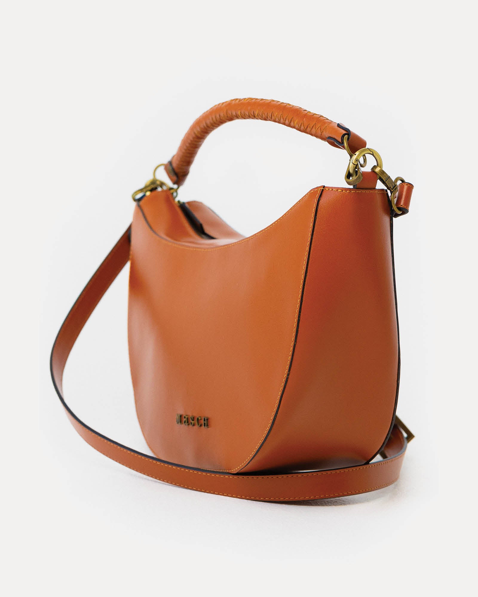 Orange hobo handbag hotsell