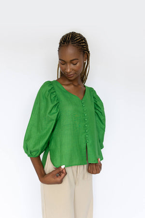 
                  
                    Load image into Gallery viewer, The Penelope Blouse #3 - Blouse - Masch Atelier
                  
                