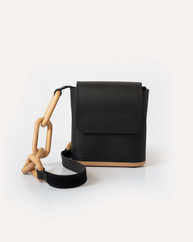 The Chain Wooden Bag - handbag - Masch Atelier