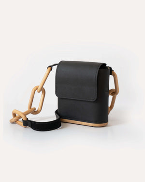 
                  
                    Load image into Gallery viewer, The Chain Wooden Bag - handbag - Masch Atelier
                  
                